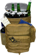 Cooler Backpack, Tactical, Insulated. Heavy Duty, Extra Large, Leak Proof for Hiking, Camping, Beach. Bonus, Credit Card Multi Tool Included