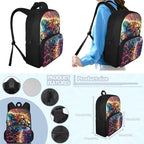 Ystardream Corgi Backpack for Boys 10-12 Kids Backpack with Lunch Box Pencil Box Portable Student Backpack for Teenagers Primary School Backpack for School Travel Dance Sports Camping Jogging