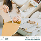 Personal Survival Straw.316L Stainless Steel Reusable Water Filter Straw Portable Water Purifier Straw for Camping Hiking Backpacking Travel, Emergency Survival Gear(Orange,1Pcs)
