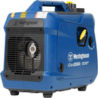 Westinghouse 2550 Peak Watt Super Quiet & Lightweight Portable Inverter Generator, RV Ready 30A Outlet, Gas Powered, CO Sensor, Parallel Capable, Long Run Time,Blue