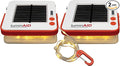 LuminAID Solar String Light with Phone Charger - Tent Lights for Camping - 32 ft Sting Lights Perfect for Camping, Backyard, Patio, RVs, Power Outages (2 Pack)