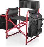 Picnic TIME NFL Unisex-Adult NFL Fusion Camping Chair with Side Table and Soft Cooler, Beach Chair for Adults, Lawn Chair
