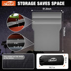 SUV Air Mattress, Self-Inflating Memory Foam Car Bed Mattress for SUV, Travel Camping Car Sleeping Pad with Storage Bag