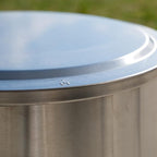 Solo Stove Yukon Lid - Premium 304 Stainless Steel Fire Pit Cover, Modern Round Design, Versatile Tabletop Accessory, Wood Burning and Camping Accessory