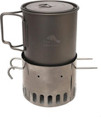 TOAKS TiStand Titanium Alcohol Stove Dual Stand & Windscreen