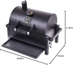 Oklahoma Joe's Rambler Portable Charcoal Grill with 218 sq. in. Cooking Area, Portable Grill, Black