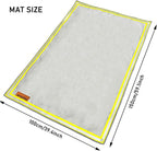 SoloWilder Wood Stove Mat 39" x 59" Fire Pit Grill Mat for Tent Stove Deck Patio Grass Lawn Campsite Insulation Protection