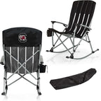 Picnic TIME NCAA Unisex-Adult NCAA Outdoor Rocking Camp Chair, XL Heavy Duty Camping Chair for Adults