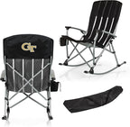 Picnic TIME NCAA Unisex-Adult NCAA Outdoor Rocking Camp Chair, XL Heavy Duty Camping Chair for Adults