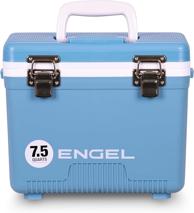 Engel UC7 7.5qt Leak-Proof, Air Tight, Drybox Cooler and Small Hard Shell Lunchbox for Men and Women