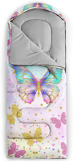 HOSIMA Dear Hunting Pattern Cold Weather Sleeping Bags for Kids Adults,Black Light Weight Waterproof Sleeping Bags for Outdoors Hiking.