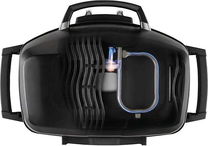 Napoleon TravelQ PRO285 Portable Natural Gas Grill, Black, 2 Burners, Tailgating, Camping, and Small Outdoor Spaces