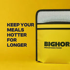 Bighorn Insulated Bag for Backpackers - Durable Small Insulated Pouch for Freeze Dried Backpacking Meals - Packs Flat, Lightweight, Aids Rehydration, Keeps Food Hot, 10 ¼” x 7 ½” x 3 ½”, 1.5oz