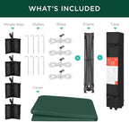 Best Choice Products 10x10ft Pop Up Canopy Tent, Outdoor Shade, 1 Person 1 Minute Set Up, Carry Case, 4 Weight Bags - Dark Green