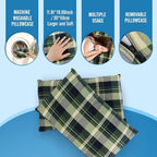 Double Sleeping Bag Flannel for Adults with 2 Pillows 2 Person Sleeping Bags Camping XXL Queen Size Two Person Sleeping Bag for Cold Weather