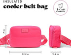 Fit & Fresh Carefree Cooler Collection – Insulated, Leakproof, Water-Resistant Tote & Mini Sling Bag for Summer Pool & Travel
