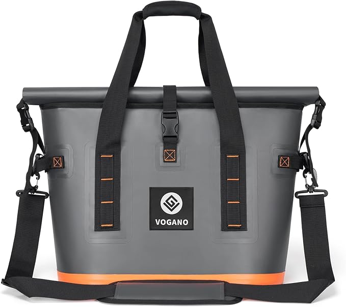 40 Can Soft Cooler Bag - Insulated Leak-Proof Large Cooler Bag with Roll-Top Waterproof Seal | Portable Ice Chest for Camping, Beach, Travel, Picnics | 24HR Cold Retention
