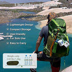 Ultralight Bivy Tent 1 Person Waterproof Solo Tent with 39.4" Peak Height for Camping, Hiking, Motorcycle and Backpacking