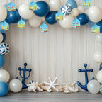 12 Sets Under The Sea Crafts with LED Candle Light DIY Summer Fish Fishbowl Tissue Paper Crafts Kits Make Your Own Under The Sea Party Aquarium for Summer Home Activities
