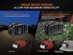 Fenix HP35R SAR 4000 Lumen USB-C Rechargeable Headlamp, with Spotlight and Floodlight and Flame Retardant Headband for Search and Rescue, Outdoor Use, Emergencies and More