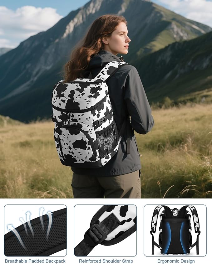 Cooler Backpack Insulated Waterproof,30/45 Cans Backpack Coolers Leakproof Lunch Backpack for Men Women Portable Soft Cooler Bag for Beach Camping Trave Picnic