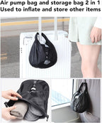 GOWENIC Inflatable Bag, 2 In1 Pump Sack Roll Top Compression Pump Bag, Sack Storage for Inflation Sleeping Pad, Mattress & Camping Mat