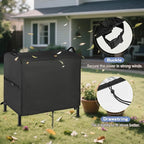 Stove Cover for VIVOHOME 2-Burner Propane Gas Stove, 31inch Outdoor Stove Covers Waterproof Heavy Duty for 2 Burners Camping Stoves-31”L x 18" W x 34" H