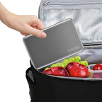 Ice Packs for Lunch Boxes, Stainless Steel Cooling Pack for Cooler, Quick Freeze Long-Lasting Reusable Ice Pack, Multi Use Cooler Accessories for Hiking, Camping and Fishing(2 Packs)