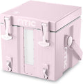 RTIC Halftime Water Cooler 3 Gallon Portable Carrier Container, Drink Beverage Dispenser, Stackable with 2 Taps, Bottleless, BPA-Free, for Sports, Camping, BBQ, Parties, Picnic, Pale Pink