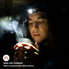 Ledlenser MH5 Rechargeable Outdoor Headlamp - Black, 400 Lumens - Ultra-Lightweight Design with Detachable Lamp Head - Advanced Focus System