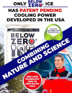 Below Zero Reusable Ice Packs for Coolers – Long Lasting Cooler Ice Pack Blocks, Leak-Proof Freezer Packs for Camping, Lunch Boxes & Travel