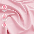 2 Pack Kids Air Mattress Fitted Sheet Only Compatible with Intex Cozy Kidz, Light Pink Toddler Inflatable Mattress Sheets for Travel Camping Airbed & Sleepover Party