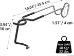 NACETURE Lantern Stand Hook Camping Light Pole – Heavy Duty Camping Lantern Stand Tent Camping Accessories, Tent Pole Hook Lantern Holder Hanger Clips for Camping Light Hooks, Grill, Hiking