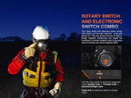 Fenix HP35R 4000 Lumen USB-C Rechargeable Headlamp, with Spotlight, Floodlight and red Light for Search and Rescue, Outdoor use, Emergencies, and More