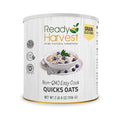 Ready Harvest Dehydrated Quick Oats Whole Foods for Emergency Food Storage, Camping Supplies, and Survival Kits | Sealed Fresh in #10 Can | 20 Year Shelf Life | 1 Can