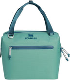 Stanley All Day Julienne Mini Soft Cooler Bag and Lunch Box 7.4 Quarts | 10 Can Cooler with Handles and Strap | Stays Cold for Hours | Insulated Travel Bag with Zipper | BPA-Free | Spring Green