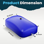 Large Capacity Water Storage Bladder Containers, Bladder Tank for Drought Resistance, Fire Prevention, Emergency Water, Agricultural Irrigation Outdoor (240L/63Gal, Blue)