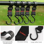 12 PCS Ice Fishing Shelters Hooks, Coat Hooks Hanger Hanging Ice Shanty Camping Light Cookware Hanger Hooks Pots Hanging Hooks Camping Bag Stroller, Hanging Storage Fishing&Hunting Accessories