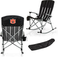 Picnic TIME NCAA Unisex-Adult NCAA Outdoor Rocking Camp Chair, XL Heavy Duty Camping Chair for Adults