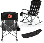 Picnic TIME NCAA Unisex-Adult NCAA Outdoor Rocking Camp Chair, XL Heavy Duty Camping Chair for Adults