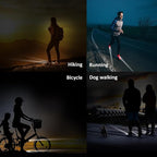 RAHAN Rechargeable Clip on Clog Headlights,2pcs Wearable Flashlights Charm Accessories ﻿for Shoes for Kids Adults,3 Light Modes,Waterproof Lights for Dog Walking, Camping,Jogging,Hiking
