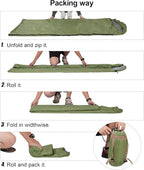 REDCAMP Ultra Lightweight Sleeping Bag for Backpacking, Hiking, Comfort for Adults Warm Weather, with Compression Sack