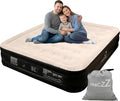 King Size air Mattress – 18-Inch Thickened Inflatable Mattress for Camping, Home Use & Guest Accommodation, Comes with Storage Bag, Supports Up to 750 Pounds