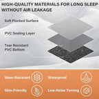 Coverado Car Air Mattress for Tesla Model Y, Self Inflating Car Sleeping Pad with Wireless Air Pump, 7" Thickened Tesla Model Y Mattress, Comfort Flocking Camping Bed, Model Y Accessories 2025-2021
