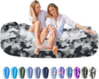 AlphaBeing Inflatable Lounger Beach Chair Accessories, Air Sofa Hammock Inflatable Couch for Camping Backyard Lakeside with Compression Sacks, Ideal Outdoor Gifts for Adults