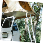 HEALLILY Rv Awning Bottom Bracket Tent Support Accessories 2.67X2.67X1.57In Waterproof Outdoor Awning Clamp Base Compatible with Most Awnings for Camping and Travel