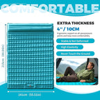 Camping Air Mattress, Self Inflating Sleeping Pad, Camping Gear, Travel Bed, Sleeping Pad, Portable Bed, Backpacking, Portable Mattress, Colchon Inflable (Blue)