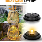 Solar Light Replacement Top 4 Pack Used to Replace Broken Solar Lantern Parts It Works with Openings from 2.45 Inches All The Way Up to 3.3 Inches