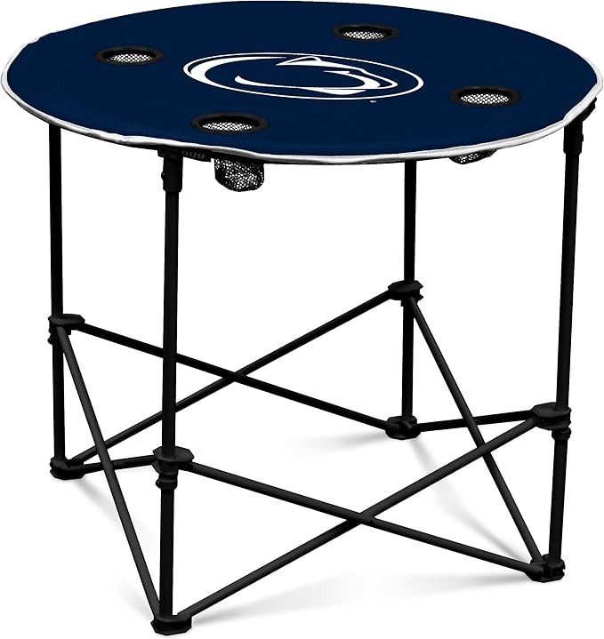 Logo Brands Officially Licensed NCAA Unisex Round Table, One Size, Team Color