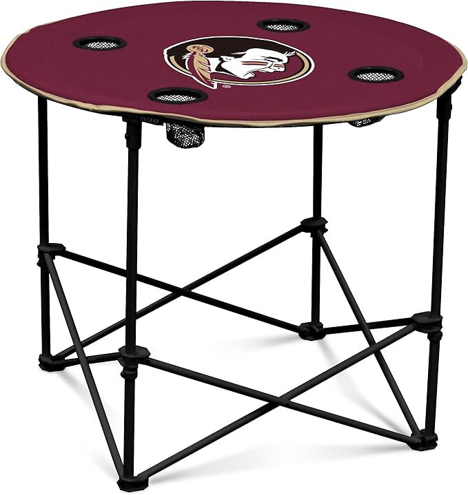 Logo Brands Officially Licensed NCAA Unisex Round Table, One Size, Team Color